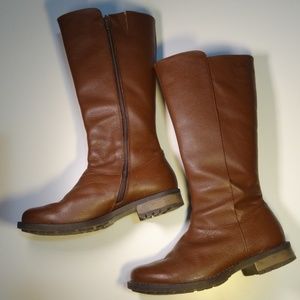 Brown Leather Riding Boots